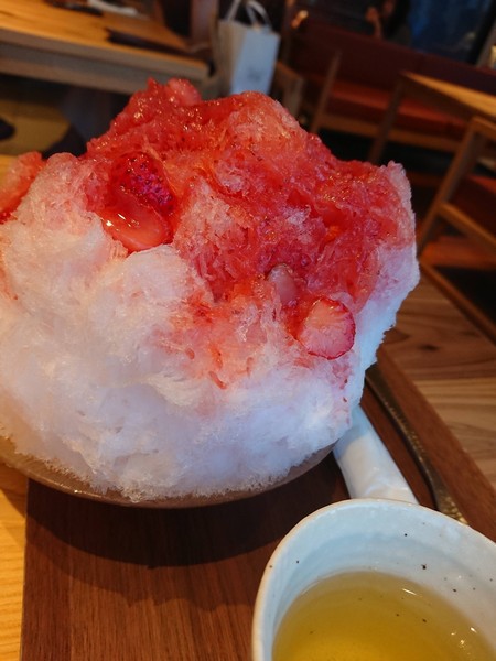 いちやの生熟苺かき氷