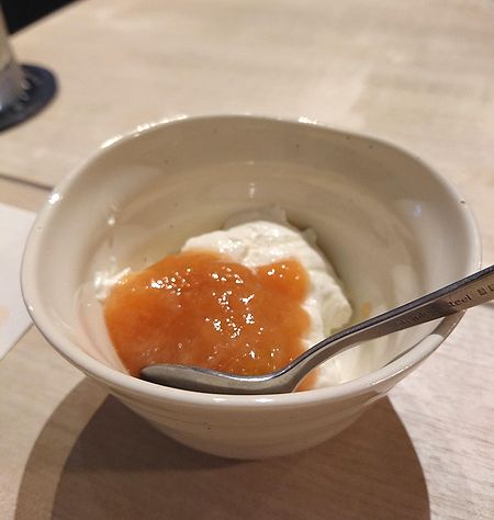 杏子のデザート